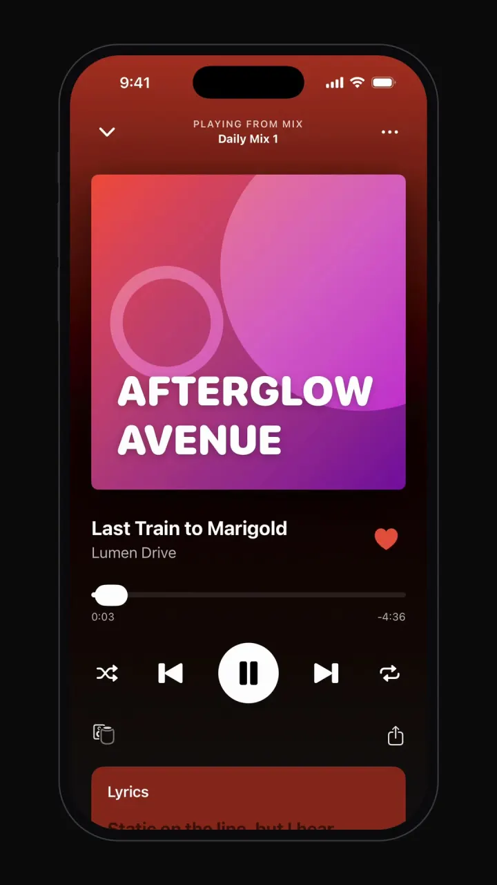 Spotify clone template