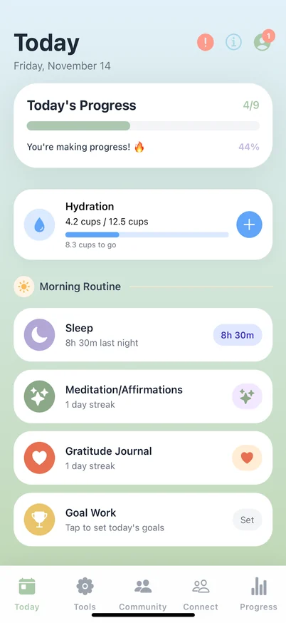 MyJoy, an iPhone app built with Vibecode