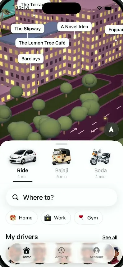 Dar Ride template