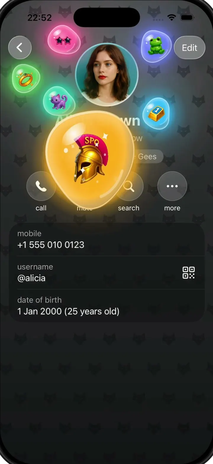 Gift Profiles, social app built with Vibecode