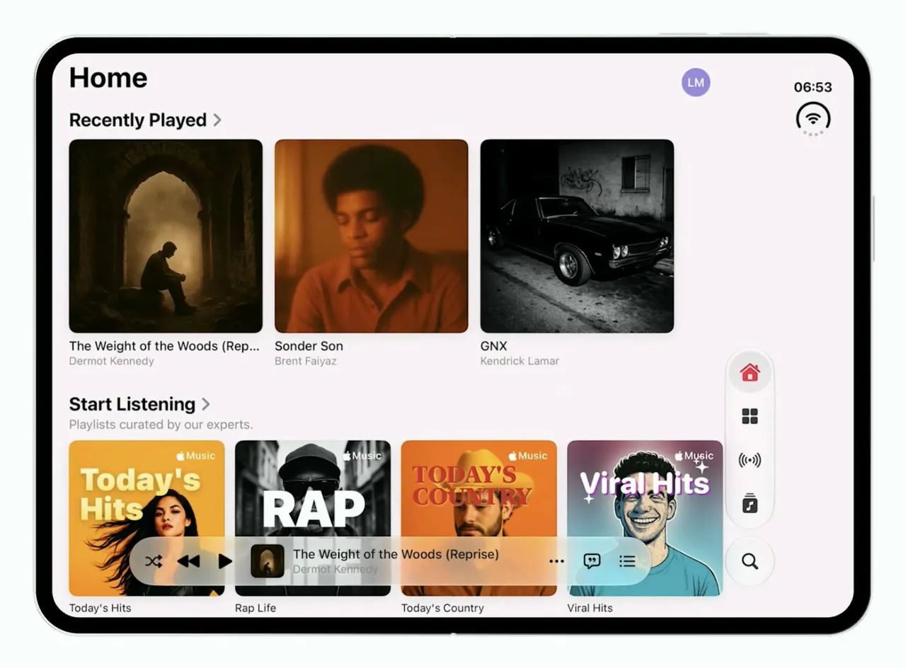 Music template